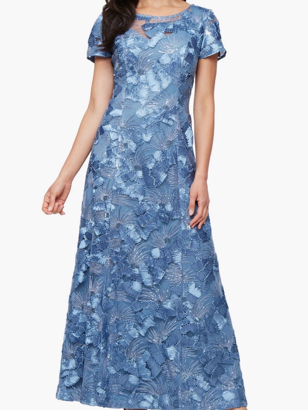 Alex Evenings MOB / MOG Soutache A-Line Dress